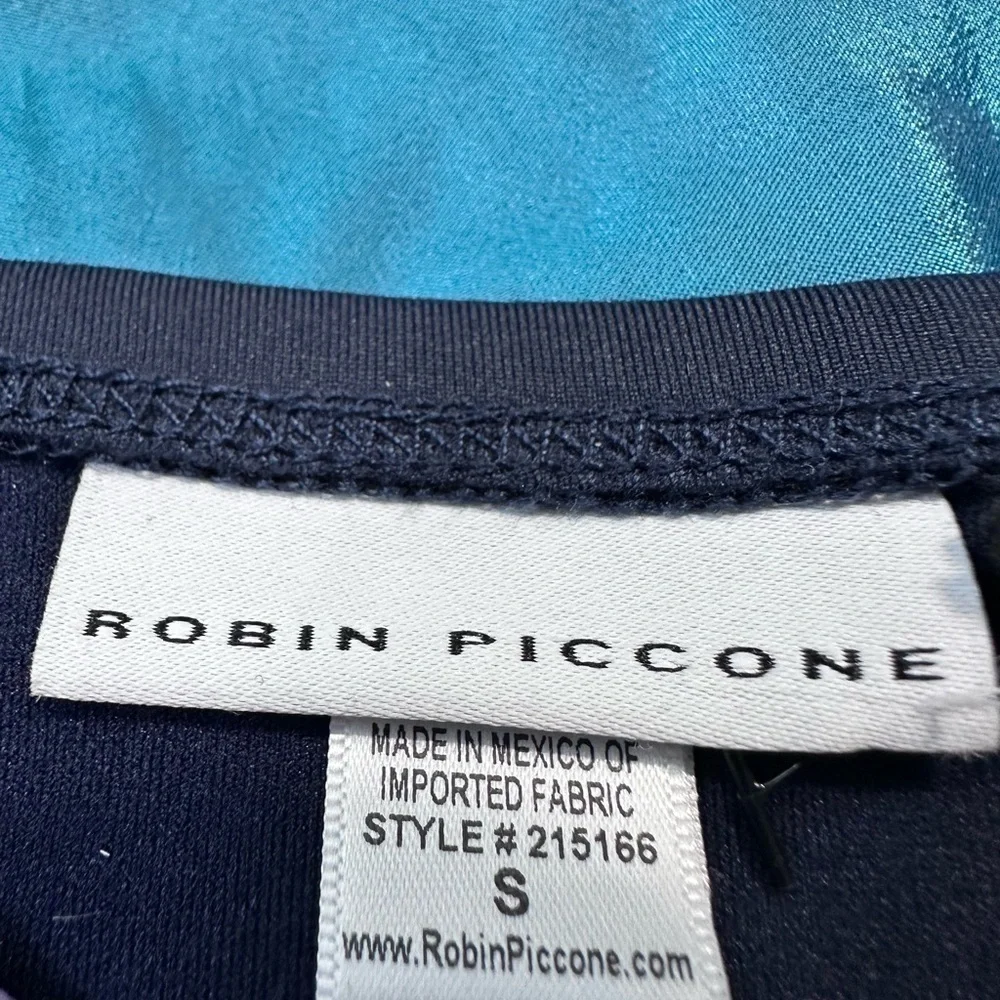 Women’s swimsuit Bottoms Robin Piccone Blue and Pink Bikini Swimwear Small 4342